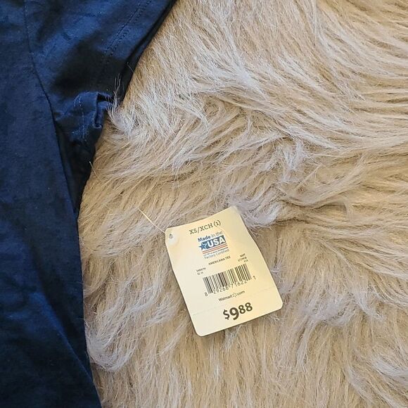 NWT Way to celebrate patriotic womens sheer red, white and blue tshirt size xs - Picture 4 of 6